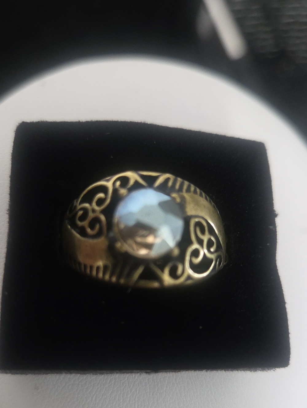 Paparazzi Shimmer In Time Brass Ring NWT
